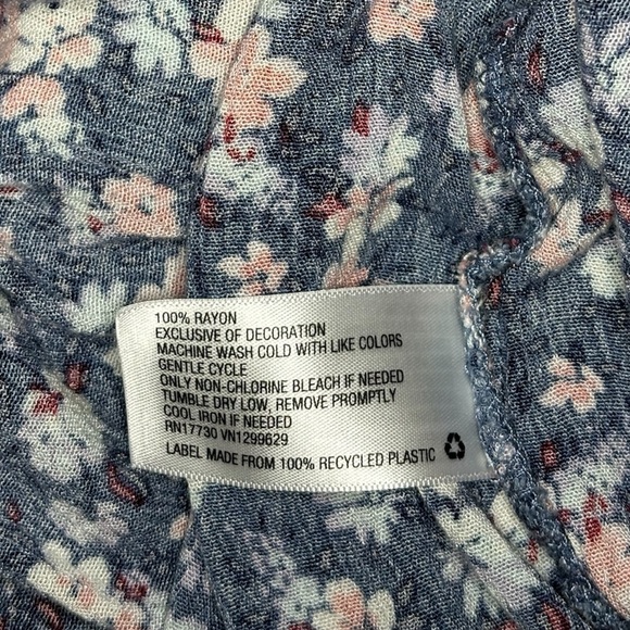 Knox Rose Blue Floral Dress EUC - Picture 4 of 4